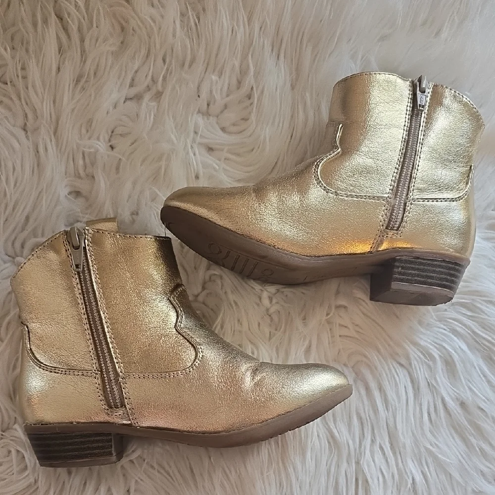 Sonoma Girls Gold Boots